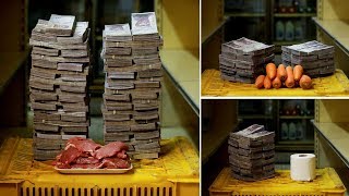 Basic Food Supplies Requires Millions of Bolivars in Venezuela [upl. by Rausch]