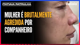 mulher foi agredida pelo companheiro com quem estava há 4 mesesenquanto voltavam de um restaurante [upl. by Adla738]