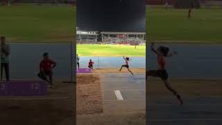 Niharika vashishht triple jump national championship athletics trending viralshorts [upl. by Marsha463]