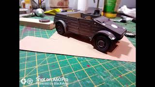 KUBELWAGEN model kartonowy  paper model [upl. by Ylirama]