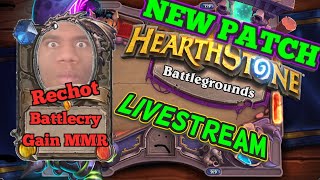 Hearthstone Battlegrounds Livestream SEASON 9 NEW PATCH  Top 100 NA [upl. by Glenna]