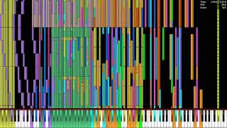 Black MIDI Atom N455 vs Bad Apple Boss Mode 225 Million [upl. by Tol]