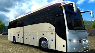 Euro Truck Simulator 2 127 Volvo B9R Bus Mod  G27 HD 1080p60fps [upl. by Ecinhoj]