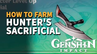 Hunters Sacrificial Knife Genshin Impact How to farm [upl. by Peedus]