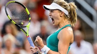 2016 Coupe Rogers Second Round  Genie Bouchard vs Dominika Cibulkova  WTA Highlights [upl. by Akinoj]