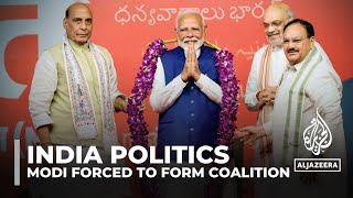 Jailed candidates win India election Narendra Modi forced to form coalition [upl. by Ajiram274]