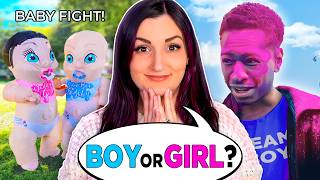 I Tried Doing My Own Baby GENDER REVEAL While Watching Gender Reveal Fails [upl. by Naujaj988]