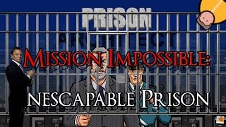 Prison Mission Impossible Escaping from an Inescapable Prison Prison Architect [upl. by Nylegna552]