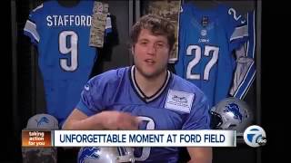 Soldier surprises wife at Detroit Lions game [upl. by Lateehs]