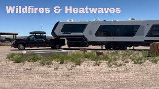 Surviving Wildfires And Heatwaves Week 2 Rv Adventure From Flagstaff To Las Vegas [upl. by Mcgee]