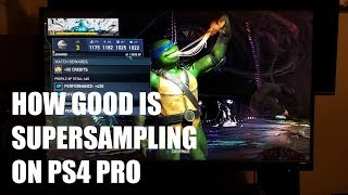 PS4 PRO SuperSampling and Boost mode with HDR on a 1080p Monitor [upl. by Airuam]