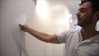 Fixing our clients peeling wall paint [upl. by Kosel]