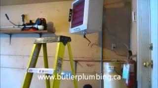 Edmonton Heating Company  Hydronic Unit Heater Installation  Butler Plumbing Heating amp Gasfitting [upl. by Robi]