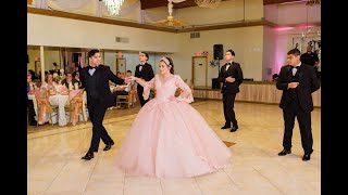 Anela Quinceanera Waltz by Houston Chambelanes Company [upl. by Einnim]