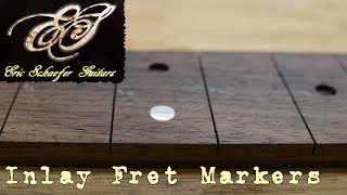 Inlaying Fretboard Markers and Side Dots [upl. by Iruyas775]