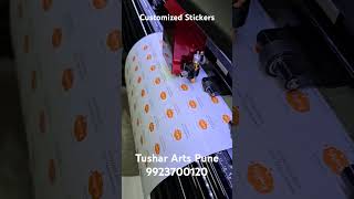 Customized Stickers stickering sticker shorts tusharartspune label labels [upl. by Latsyrk]