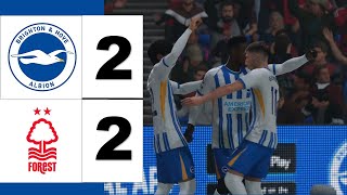 Brighton vs Nottingham Forest  Premier League 2425 [upl. by Lucian495]