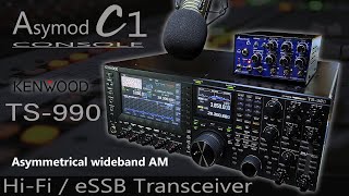 Davids Asymod C1 Kenwood TS 990 Asymmetrical AM amp eSSB Transceiver [upl. by Rosamond]