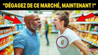 UNE POLICIÈRE HUMILIE UN HOMME MODESTE AU MARCHÉ LORSQUELLE DÉCOUVRE QUIL EST JUGE ELLE PANIQUE… [upl. by Hammock]