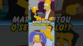 MARGE PINTOU SEU CABELO simpsons thesimpsons homer bart shorts [upl. by Stargell]