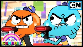 Gumball amp Darwins Supermarket Smackdown  Gumball  The Schooling  Cartoon Network [upl. by Nerreg]