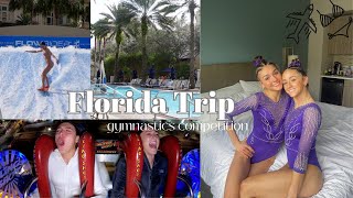 travel competition vlog level 10 gymnasts take on Florida [upl. by Dewain514]