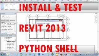 install and test revit 2013 python shell [upl. by Siugram611]