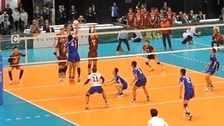 洛南高校vs荏田高校 春高バレー2018男子3回戦 第1セット Japan volleyball [upl. by Morrissey291]