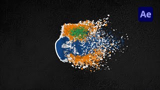 Particle Logo Animation  After Effects Tutorial [upl. by Mehetabel588]