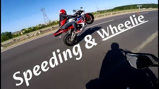 ► New CBR 1000RR amp CBR 600RR Wheelie and Traffic Ride ◄ [upl. by Airak]