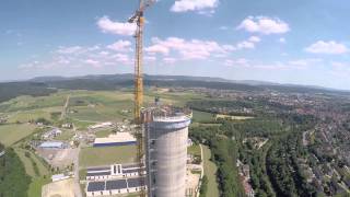 Rottweil  AufzugTestturm ThyssenKrupp [upl. by Aronos]