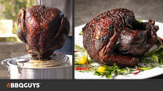 How to Deep Fry a Turkey  Cajun Marinated Fried Turkey Recipe  BBQGuys [upl. by Yaya]