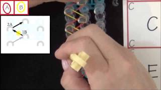 Bracelet chaîne simple Rainbow Loom France [upl. by Zola]