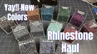 New Color Rhinestone Haul [upl. by Adnicaj]