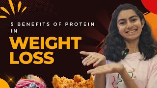 5 Benefits of Protein Intake during Weightloss🧍‍♀️💪 [upl. by Adnaral]