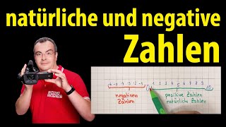 natürliche und negative Zahlen  einfach erklärt  Lehrerschmidt [upl. by Mikol]