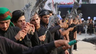 Mourning ritual in Karbala ahead of Ashura [upl. by Noizneb]