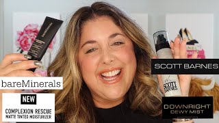 NEW BareMinerals Complexion Rescue Tinted Moisturizer Scott Barnes Downright Dewy Mist [upl. by Yreneh]