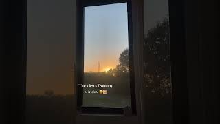 The views from my room🤩🌅 music shortsfeed shortsviral sunset subscribe [upl. by Amsed]