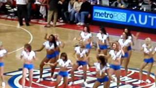 Pistons HalfTime show CHEERLEADERS [upl. by Corvin645]