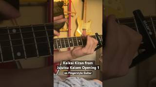 Jujutsu Kaisen  Kaikai Kitan Eve Intro jujutsukaisen eve fingerstyle guitar anime cover [upl. by Ycnalc]