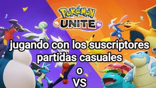 jugando con los suscriptores part46  Pokémon unite [upl. by Accebor]