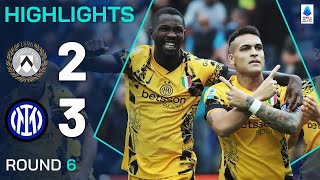 UDINESEINTER 23  HIGHLIGHTS  Lautaro is back  Serie A 202425 [upl. by Hesta]