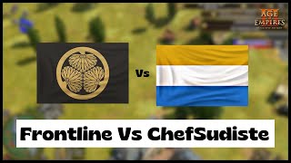 Age of Empires 3 Japan Vs Dutch  Frontline Vs ChefSudiste  Aoe3 DE  1v1 Pro Match  4K [upl. by Fabyola]