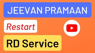 How to Restart Biometric Device RD Service for Jeevan Pramaan [upl. by Osterhus762]