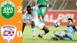 Amazulu Fc vs Sekhukhune United Nedbank Cup 2024 [upl. by Aiyot]