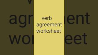 subject verb agreement viralshorts shorts ytshorts [upl. by Noryak866]