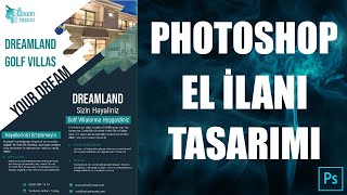 Photoshop Broşür El ilanı Flyer Tasarımı [upl. by Aissac]