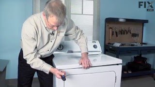 Kenmore Dryer Repair – How to replace the Idler Pulley Assembly [upl. by Alejna500]