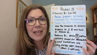 Edexcel B Geography GCSE Paper 3 TOP TIPS [upl. by Northrup]